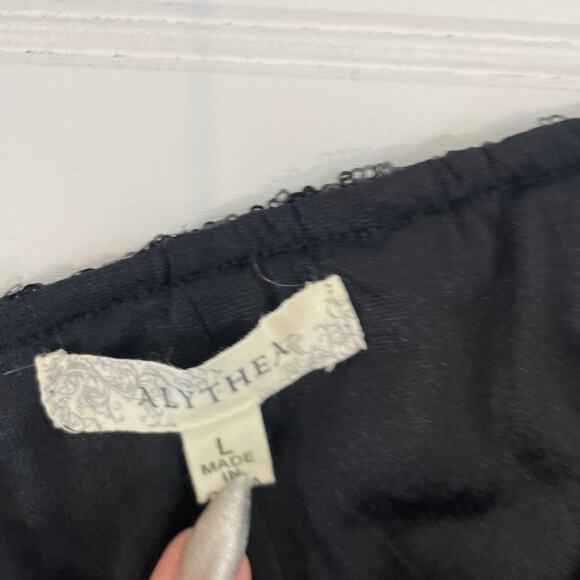 Zara Urban Outfitters & Alythea Textured Polka Seamless Bra Top & Shorts SET L - Picture 9 of 13